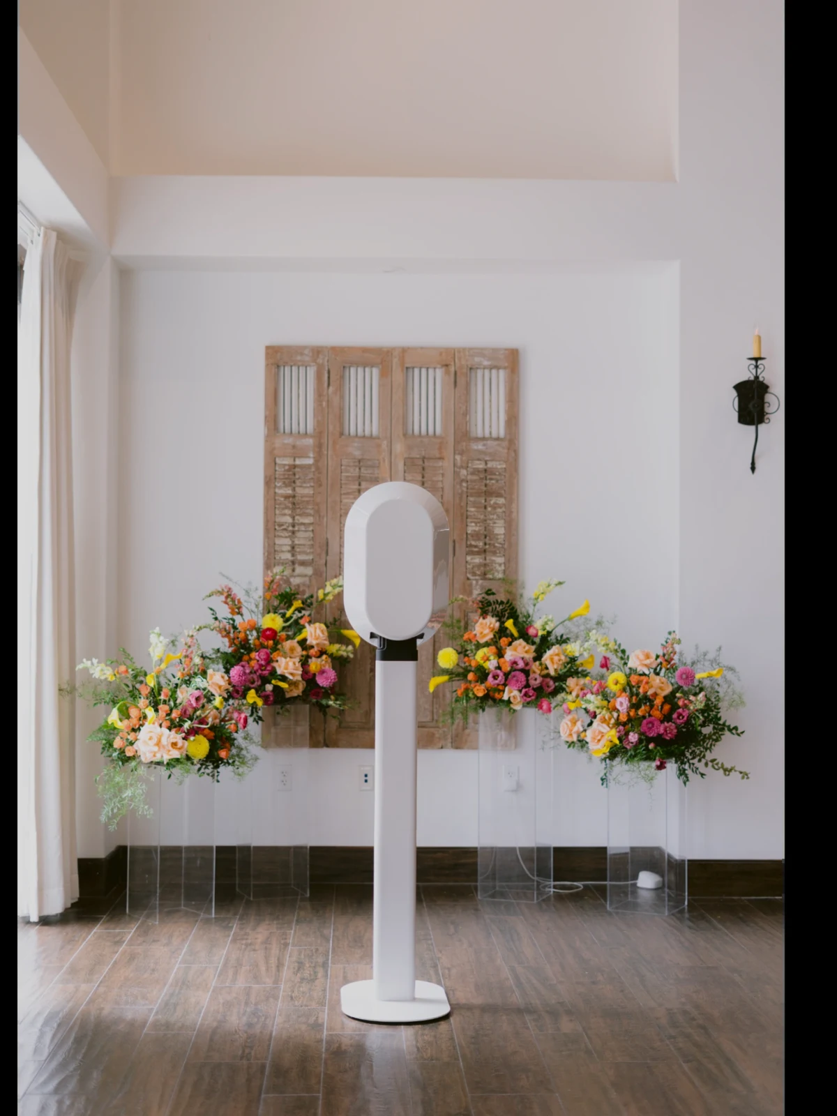 1804 iPad Selfie Booth set up at an event